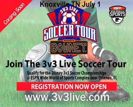 Knoxville FC Hosts 3v3 LIVE Tourney!